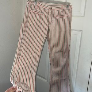 Striped Flare Pants